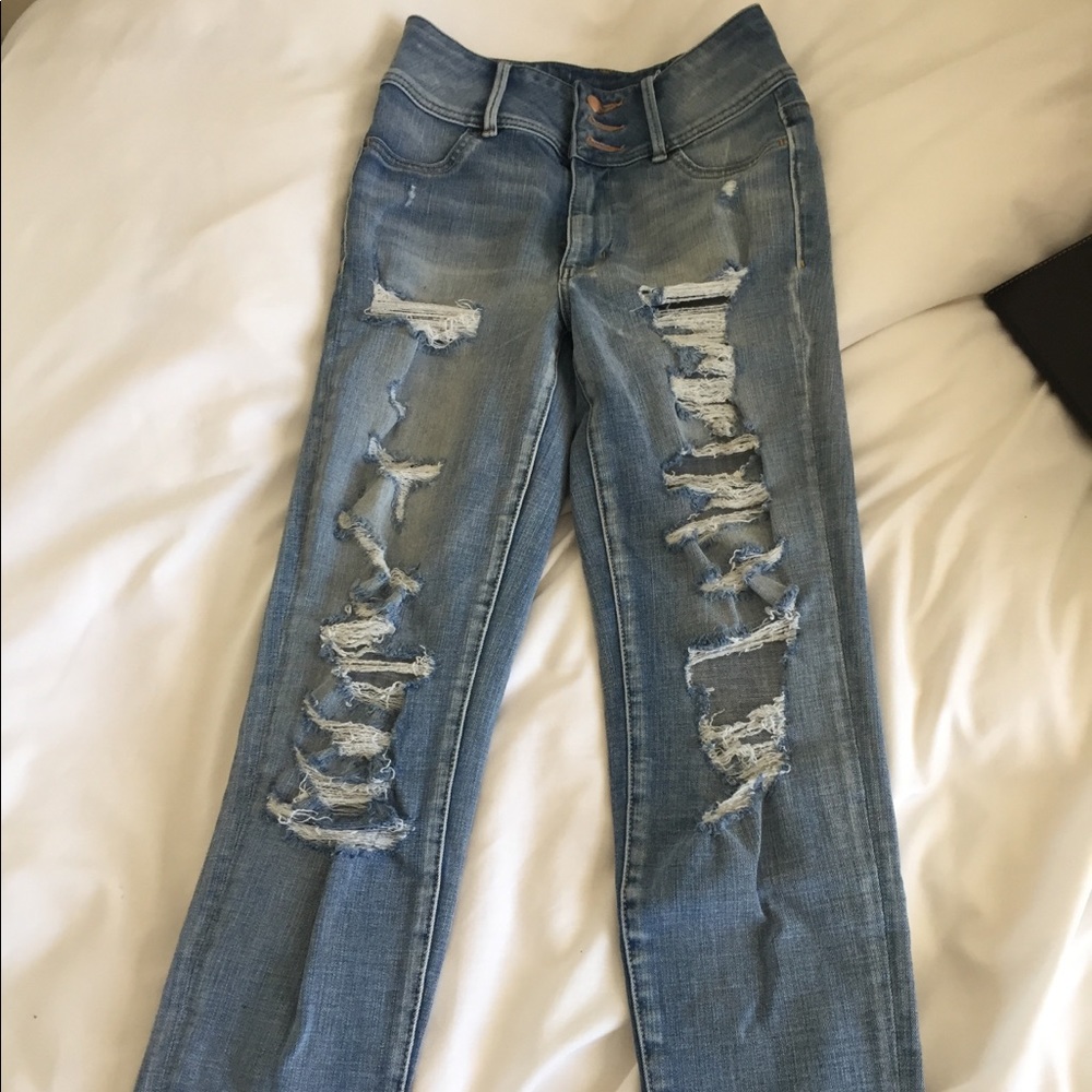 American Eagle high waisted jeans